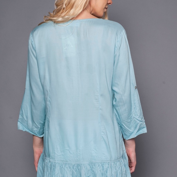 Blue Mist Ruffle Tunic - Picture 3 of 3
